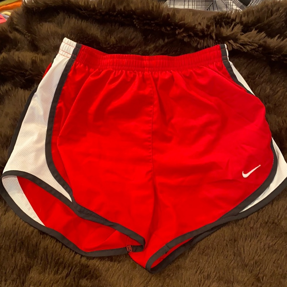 Nike Dri Fit Red Running Shorts in XS